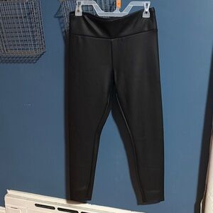 Express Black leather Leggings